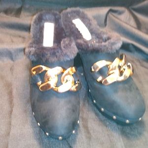 Black clogs size 11
